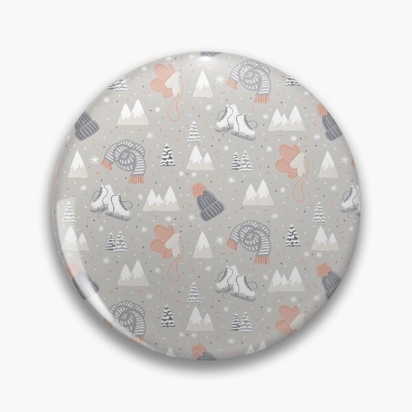 Item preview, Wrap Up Warm Knitwear Ice-Skates Mountain Trees Cute Winter Pattern Digital Illustration designed and sold by AlmightyClaire.