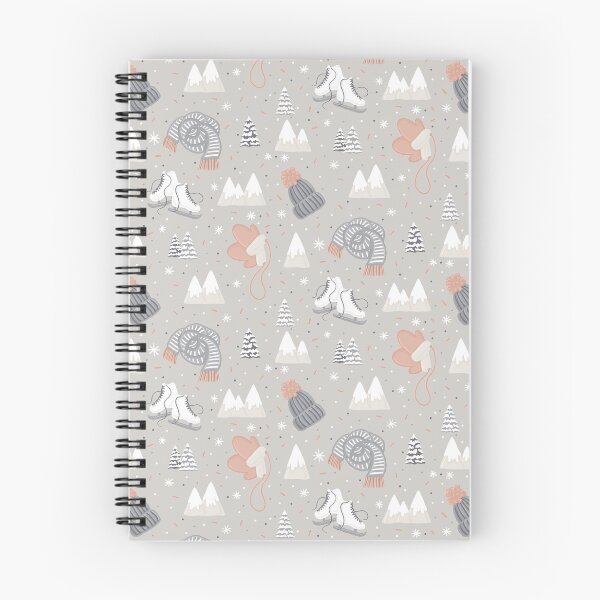 Item preview, Wrap Up Warm Knitwear Ice-Skates Mountain Trees Cute Winter Pattern Digital Illustration designed and sold by AlmightyClaire.