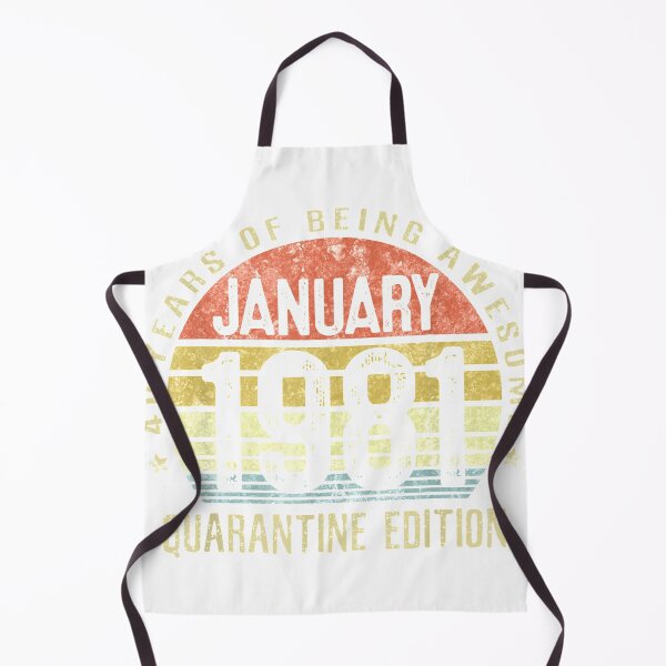 Item preview, 40 Years Old Gift January 1940 40th Birthday Quarantine Gift T-Shirt designed and sold by ImartX.