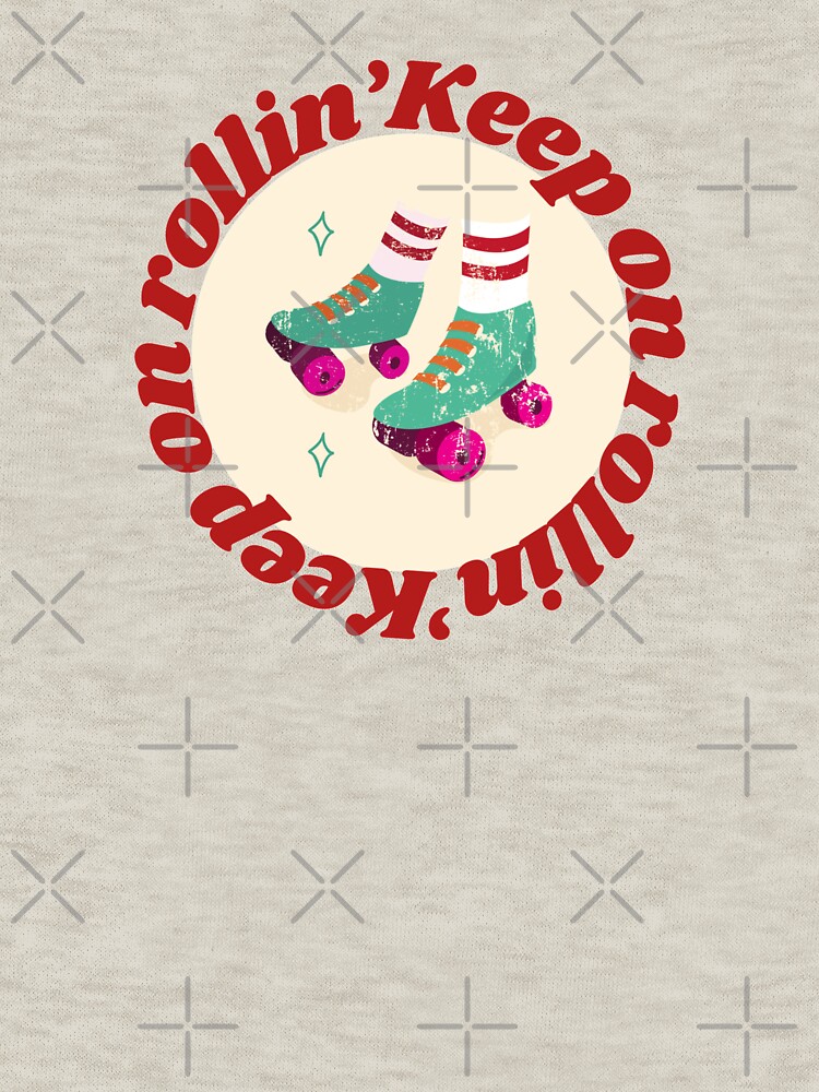Thumbnail 7 of 7, Classic T-Shirt, Keep On Rollin’ Vintage Roller Skates designed and sold by Dollfacedesign.