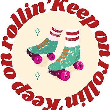 Artwork thumbnail, Keep On Rollin’ Vintage Roller Skates by Dollfacedesign