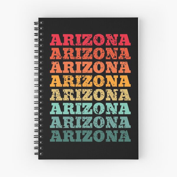Item preview, Arizona  - repeated retro vintage sunset colors with a distressed design effect designed and sold by Rhu Creations.