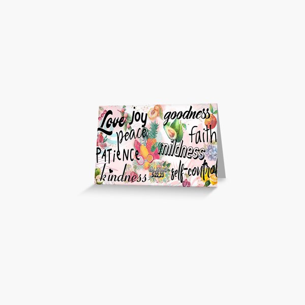 Item preview, Fruitage of the spirit is love, joy, peace, patience, kindness, goodness, faith, mildness, self-control - Galatians 5:22,23 designed and sold by CAISHEM DESIGNS.
