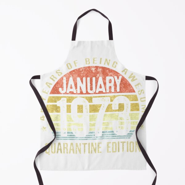 Item preview, 48 Years Old Gift January 1973 48th Birthday Quarantine Gift T-Shirt designed and sold by ImartX.
