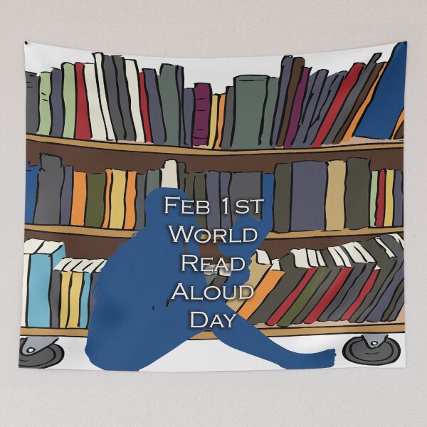 Item preview, I LOVE WORLD READ ALOUD DAY designed and sold by REALDesign-Shop.