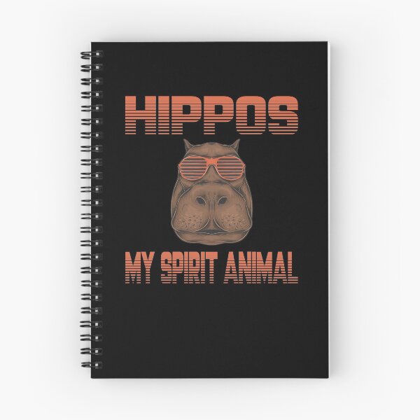 Item preview, Hippos Are My Spirit Animal Hippopotamus Hippo Lover Gift designed and sold by HeroTee.