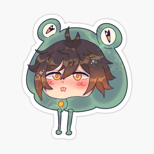 Item preview, Froggy hat zhongli designed and sold by Mafu-shop.