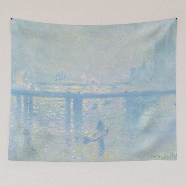 Item preview, Claude Monet - Charing Cross Bridge 1899 designed and sold by HistoryRestored.