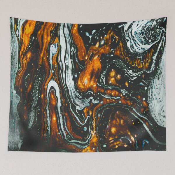 Item preview, Hydro Dipped Spooky Orange Veins designed and sold by ArtRoomOregon.