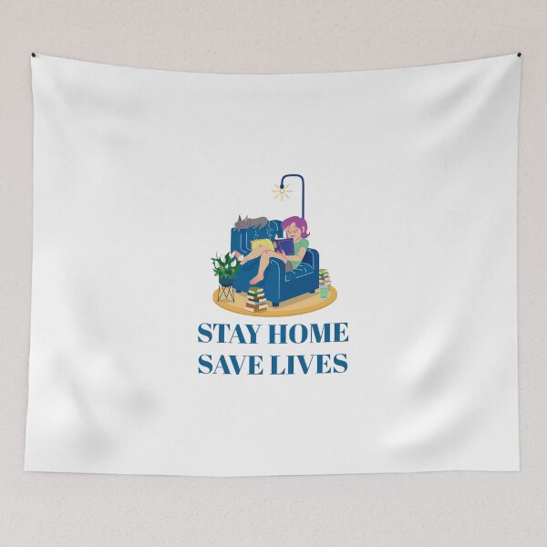 Item preview, Stay home Stay safe designed and sold by Kaupasi.