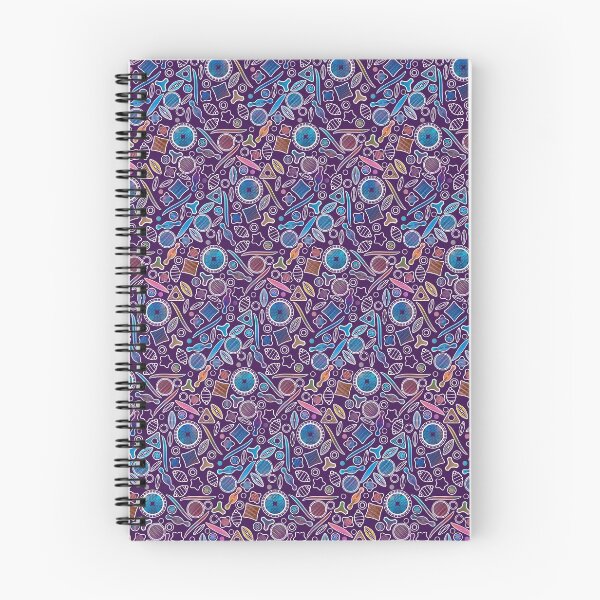 Item preview, Under the microscope - aubergine designed and sold by appleyards.