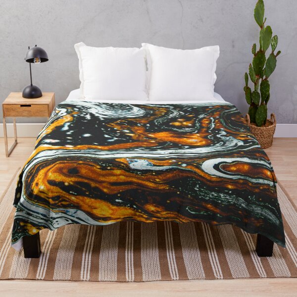 Item preview, Hydro Dipped Intricate Spooky Orange Veins designed and sold by ArtRoomOregon.