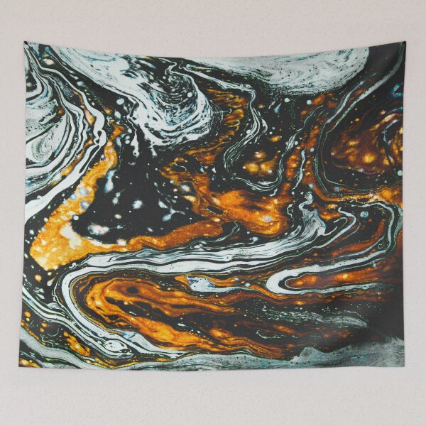 Item preview, Hydro Dipped Intricate Spooky Orange Veins designed and sold by ArtRoomOregon.