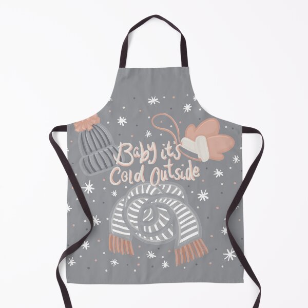 Item preview, Baby it's cold outside Lettering Cosy Knitwear Cute Winter Digital Illustration designed and sold by AlmightyClaire.