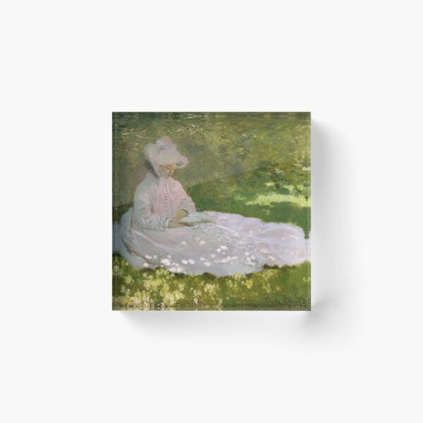 Item preview, Monet - Springtime (The Reader) 1872 designed and sold by HistoryRestored.