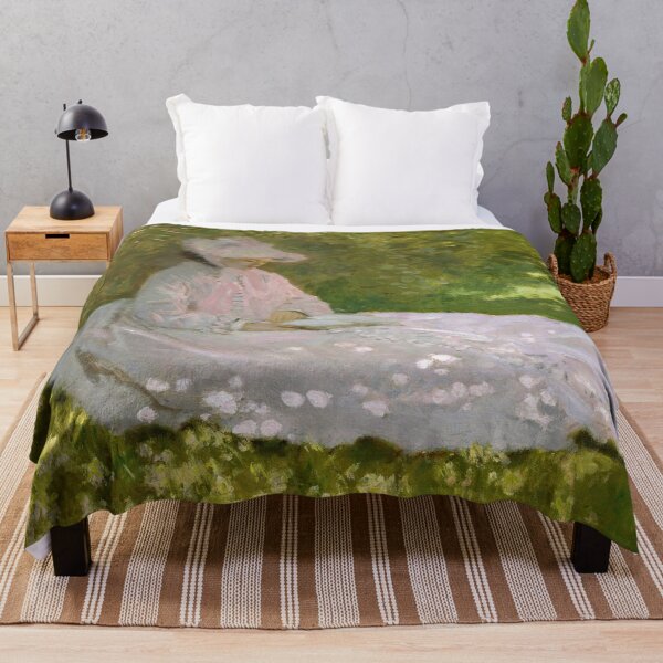 Item preview, Monet - Springtime (The Reader) 1872 designed and sold by HistoryRestored.