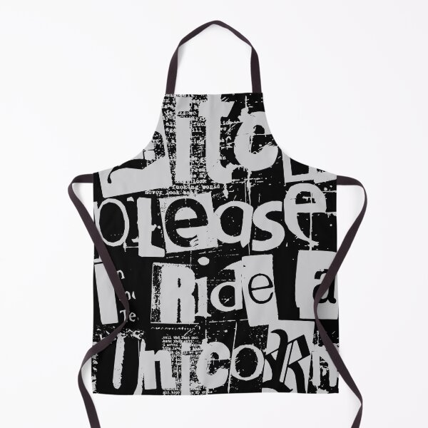 Item preview, Bitch please I ride a unicorn as ransom note designed and sold by Sima Sirus.