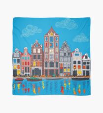 Amsterdam canal and houses Scarf
