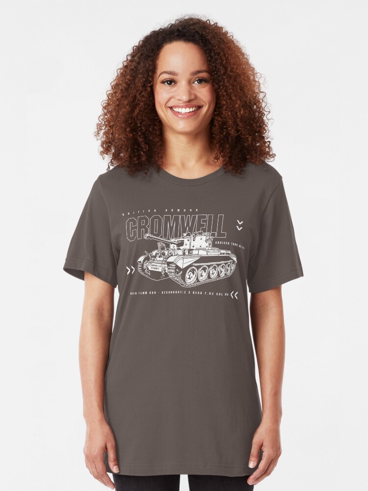 Alternate view of Cromwell Tank Mark VII Slim Fit T-Shirt