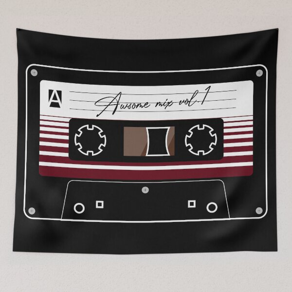 Item preview, Cassette tape, Awesome mix vol.1 designed and sold by ondrejcreates.