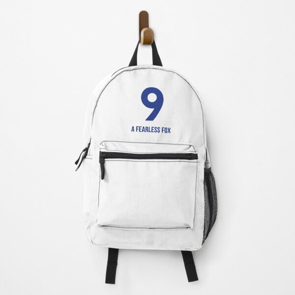 Item preview, Blue and White Foxes Football Number 9 Leicester English City designed and sold by FrenchsTuck.