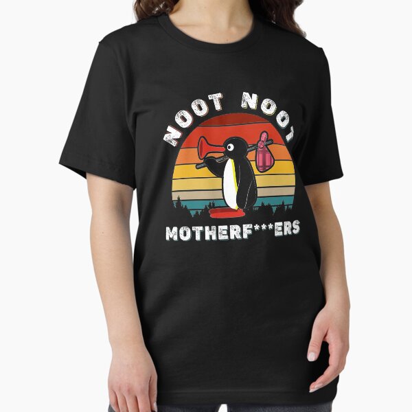 Vista previa del artículo con la obra «Noot Noot Pingu Shirt Noot Meme Regalo, Pingu Noot Noot Motherf», diseñado y vendido por alisondaen.