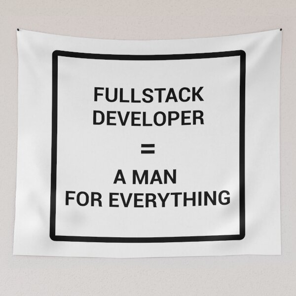 Item preview, fullstack developer a man for everything designed and sold by yourgeekside.