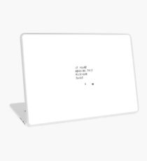 Michigan Sucks Laptop Skin