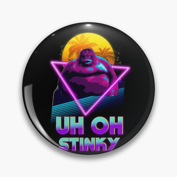 Item preview, Aesthetic Art - Uh Oh Stinky Poop Le Monke 80s Vaporwave Outrun  designed and sold by Hitagivapor.