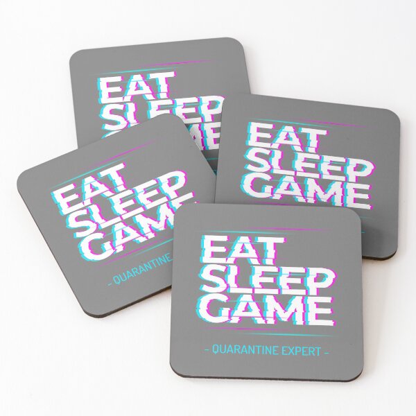 Item preview, Eat Sleep Game Quarantine Expert designed and sold by Kaupasi.