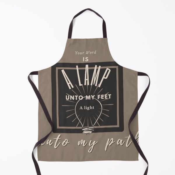 Item preview, Christian quote your word is a lamp unto my feet, a light unto my path psalm 119:105 designed and sold by pureheartvision.