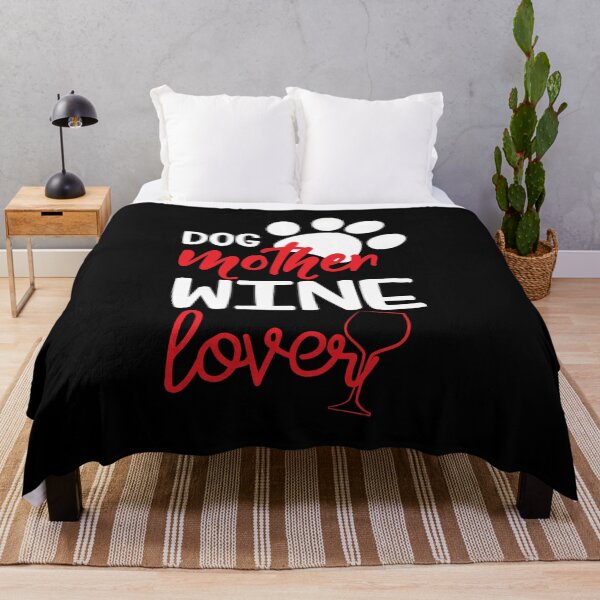 Item preview, Dog mother wine lover designed and sold by charaf19.