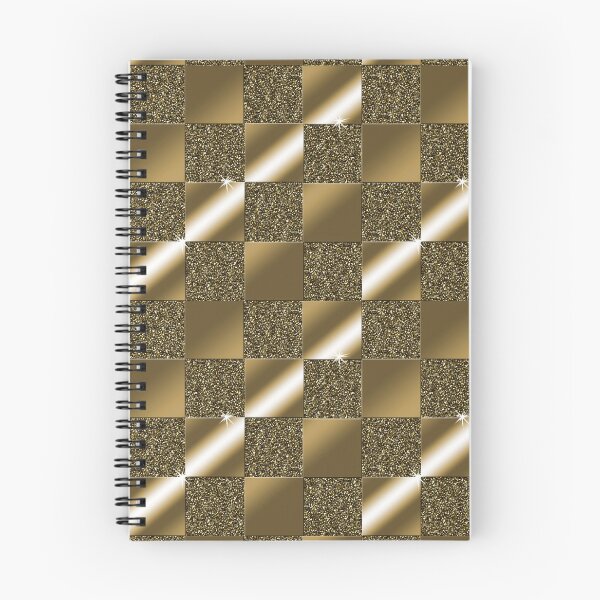 Item preview, Checker Board in Gold on Gold Glitter designed and sold by Sheila Pressley.