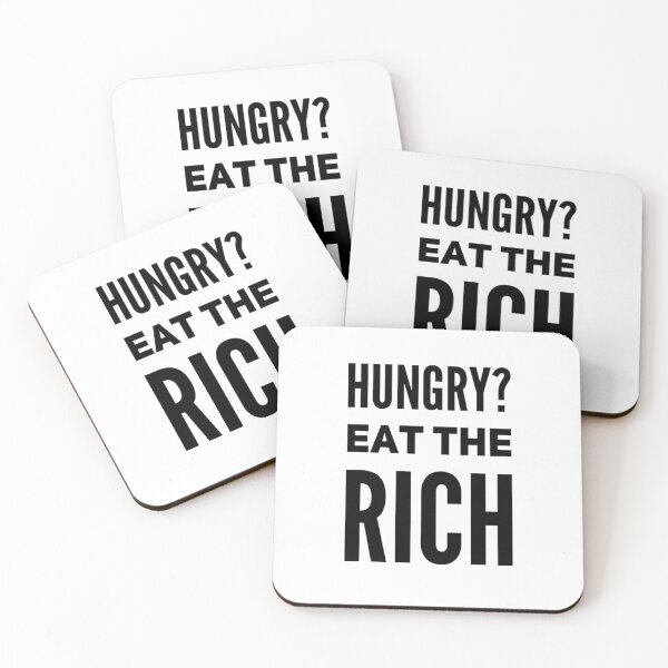 Item preview, Hungry? Eat The Rich - Protest Tee designed and sold by mowlasdesigns.