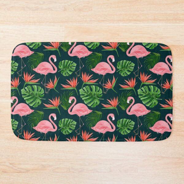 Item preview, Tropical Pink Flamingo Pattern designed and sold by SwePattern.