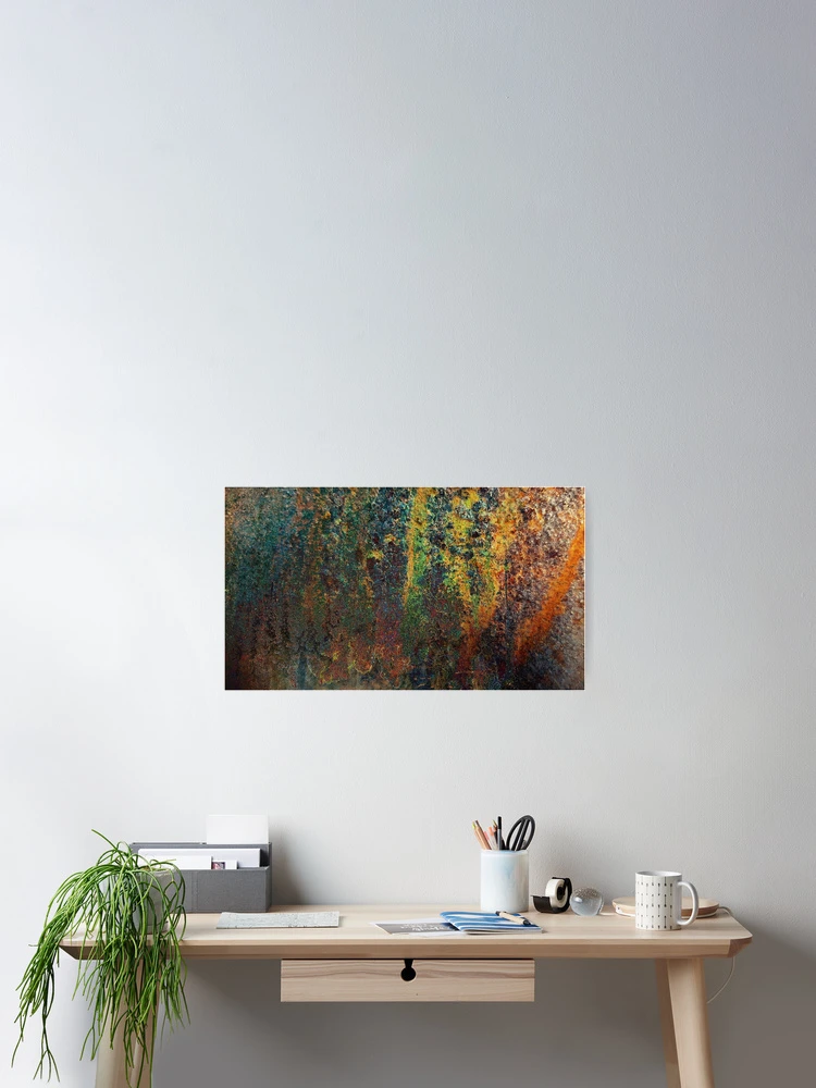 Thumbnail 2 of 3, Poster, Abstract Rusty texture designed and sold by kayodeDesign.