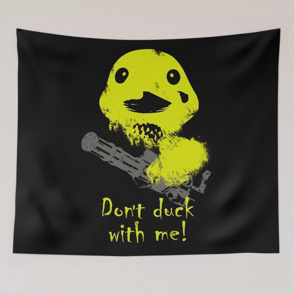 Item preview, Duck with Minigun designed and sold by NissaArt.