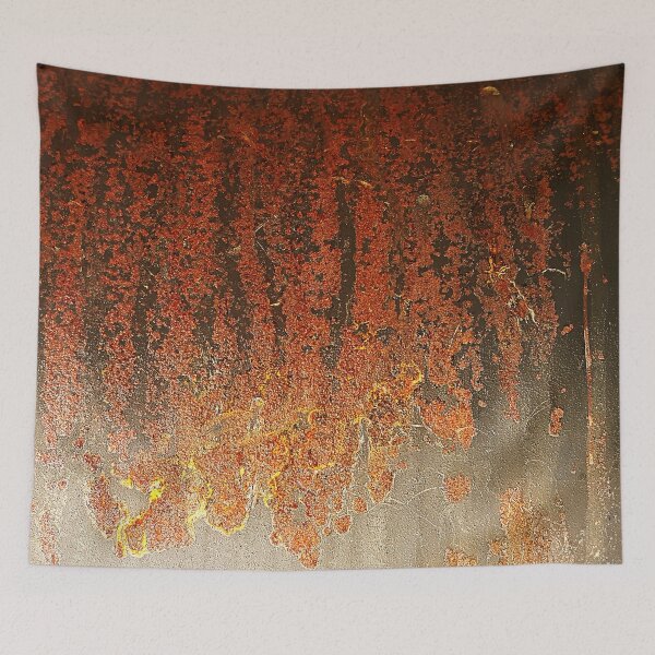 Item preview, Dark Grey Peeling Metal Rust designed and sold by kayodeDesign.