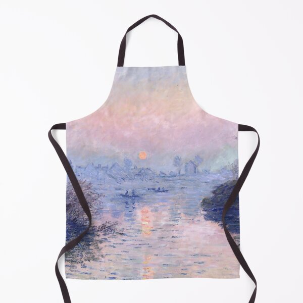 Item preview, Claude Monet - Sunset on the Seine at Lavacourt, Winter Effect (Soleil couchant sur la seine à Lavacourt, effet d'hiver) 1880 designed and sold by HistoryRestored.
