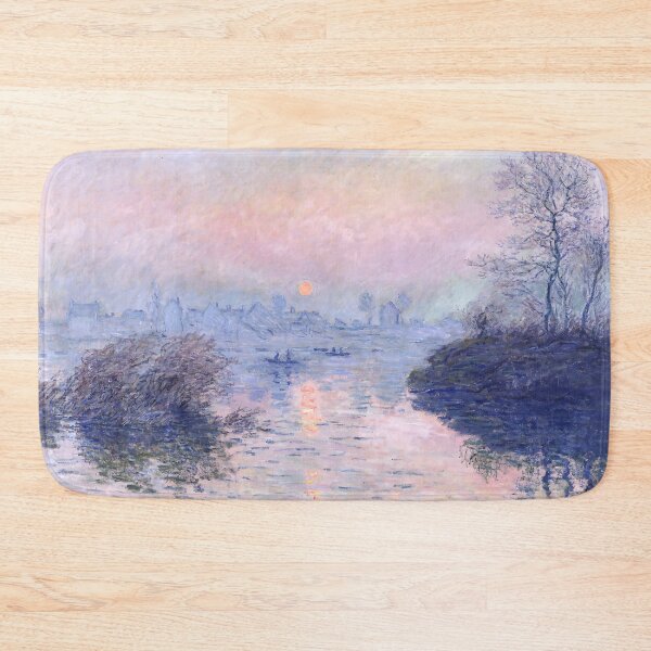 Item preview, Claude Monet - Sunset on the Seine at Lavacourt, Winter Effect (Soleil couchant sur la seine à Lavacourt, effet d'hiver) 1880 designed and sold by HistoryRestored.