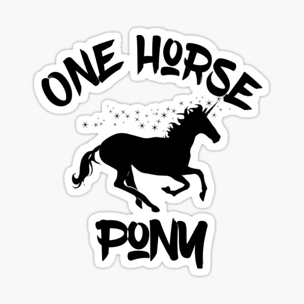 Item preview, One Horse Pony designed and sold by VintagePrada.