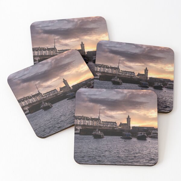 Item preview, Storm in Porthleven harbour Cornwall designed and sold by kathleenjean.