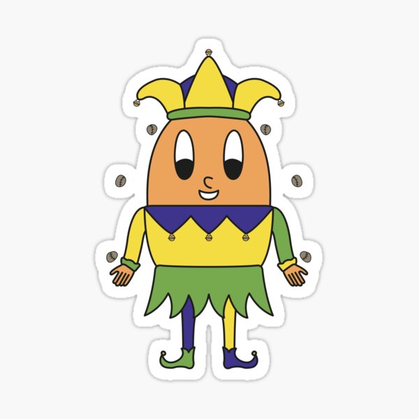 Jester Egg Sticker