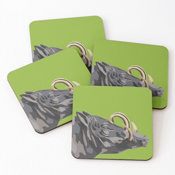 Item preview, Babirusa Portrait designed and sold by GeoCreate.