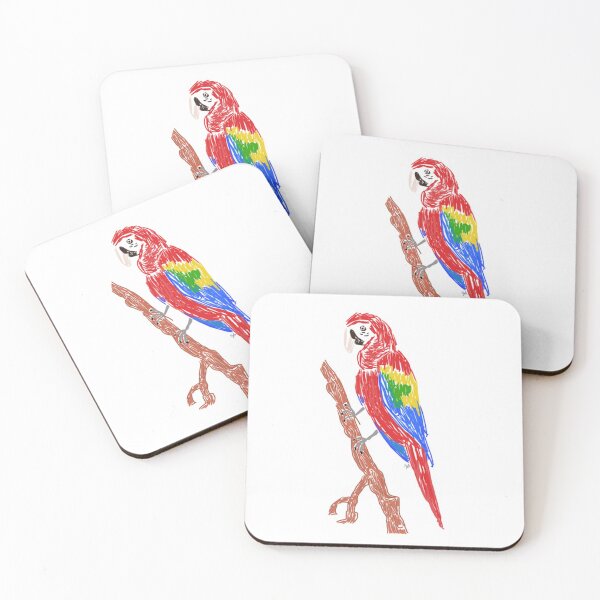 Item preview, scarlett mccaw parrot art (big) designed and sold by moon-drunk.