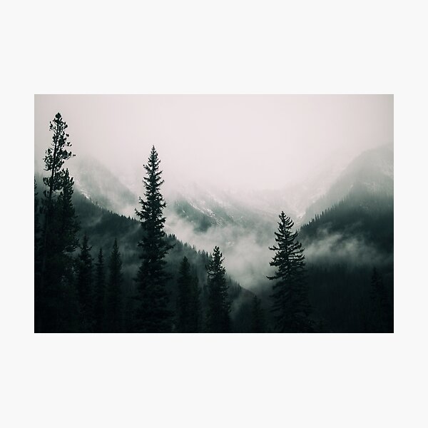 Item preview, Beautiful forest, Mountains, Fog, Scenery, Landscape designed and sold by CosmicClothesCo.