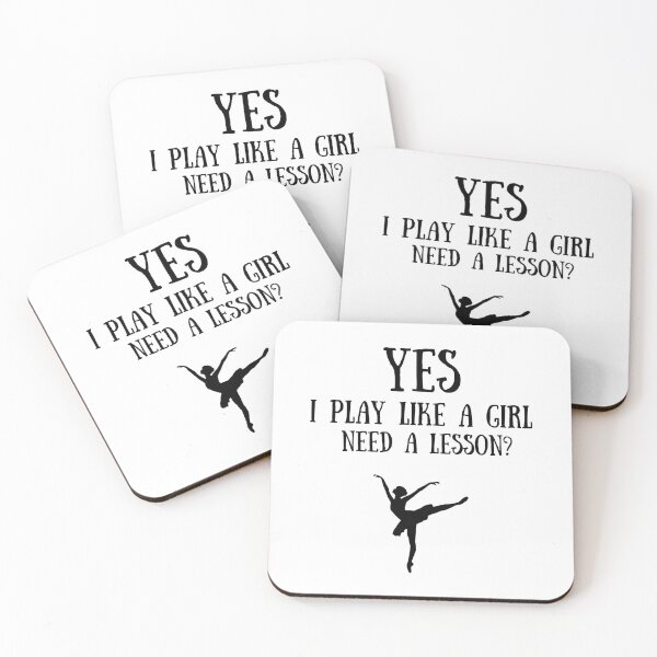 Item preview, Ballet: Yes I play like a girl, Need a lesson? designed and sold by TheGreenGoat.