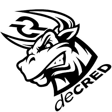 Artwork thumbnail, Decred Bull rage © v1 (Design timestamped by https://timestamp.decred.org/) by OfficialCryptos