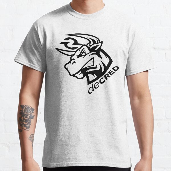 Decred Bull rage © v1 (Design timestamped by https://timestamp.decred.org/) Classic T-Shirt