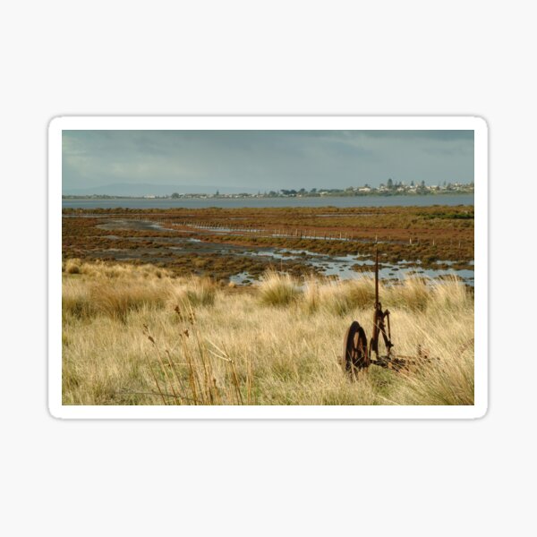 Joe Mortelliti Gallery - Beacon Point view to Queenscliff, Bellarine Peninsula, Victoria, Australia. Sticker